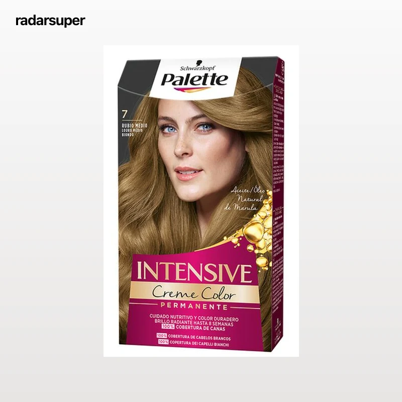 Tinte de cabello Schwarzkopf Palette nº 7 rubio medio toffee