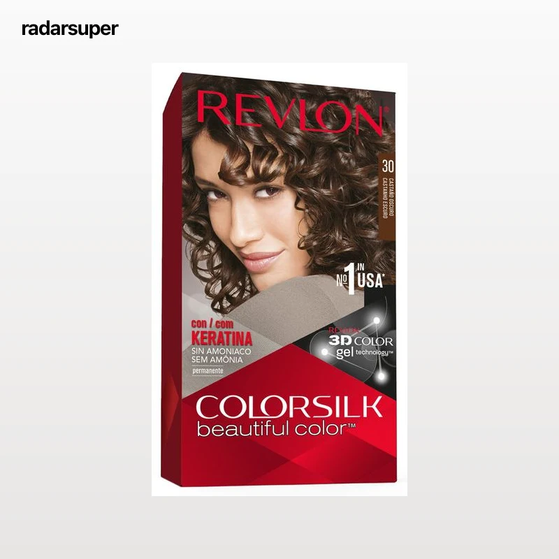 Tinte de cabello sin amoníaco Revlon Colorsilk nº 30 castaño oscuro