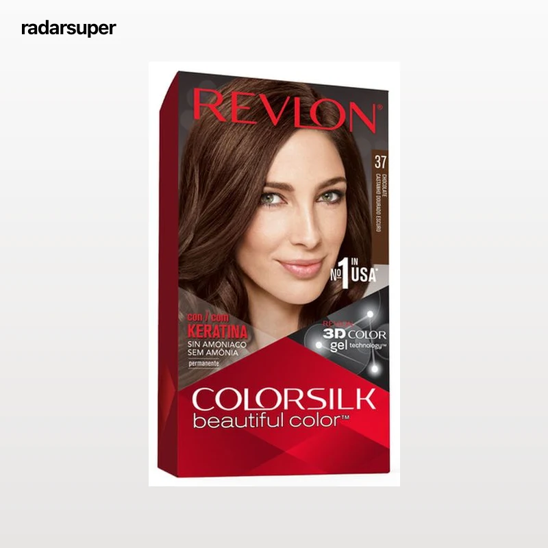 Tinte de cabello sin amoníaco Revlon Colorsilk nº 37 chocolate