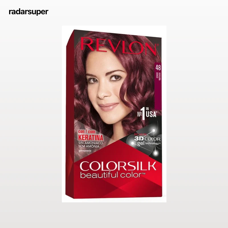 Tinte de cabello sin amoníaco Revlon Colorsilk nº 48 borgoña