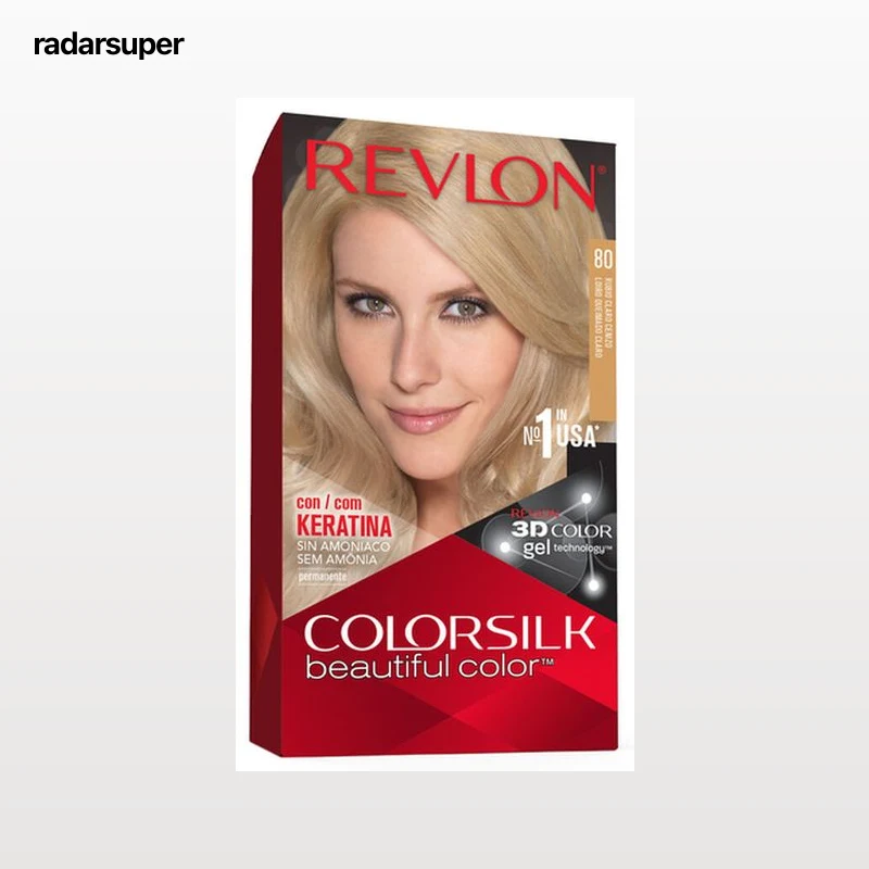 Tinte de cabello sin amoníaco Revlon Colorsilk nº 80 rubio ceniza