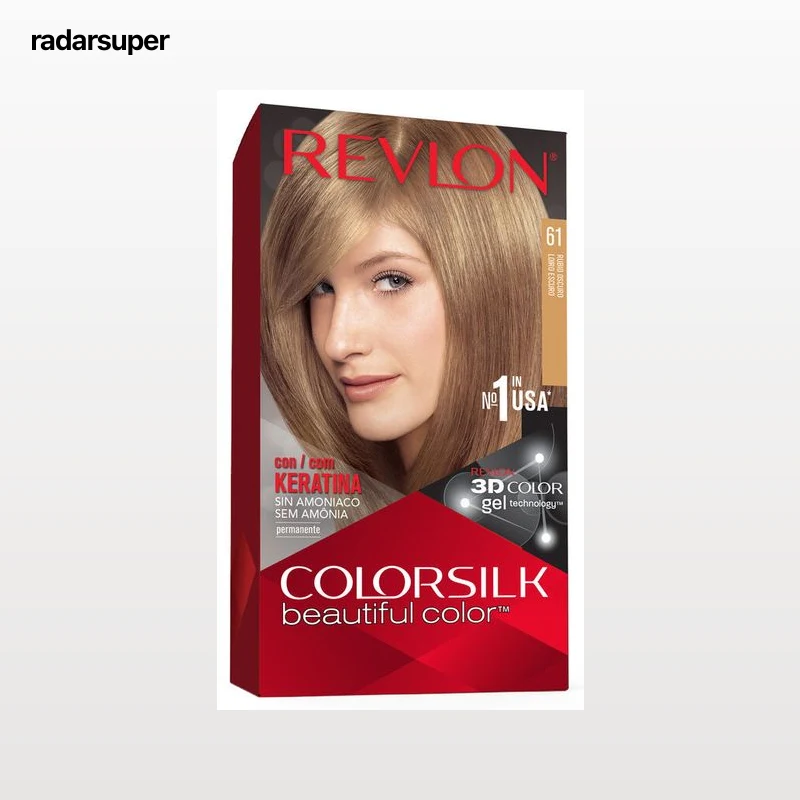 Tinte de cabello sin amoníaco Revlon Colorsilk nº61 rubio oscuro