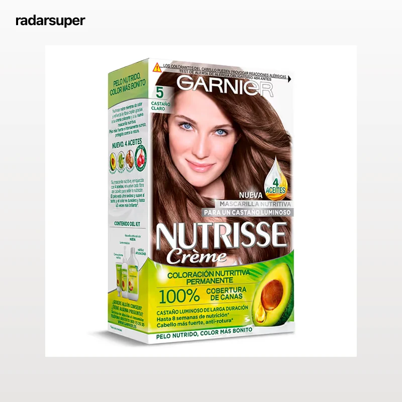 Tinte castaño claro nº5 Nutrisse 1 unidad