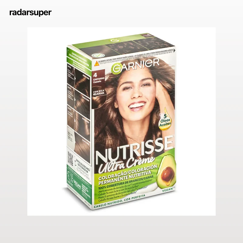 Tinte castaño nº4 Nutrisse 1 unidad
