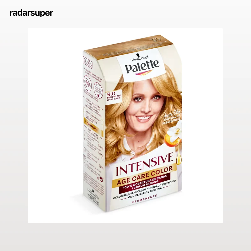 Tinte intensive age color 9.0 rubio claro Palette 1 unidad