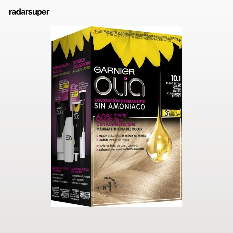 Tinte Olia Garnier Nº10.1 Rubio Extra Claro Sin Amoniaco