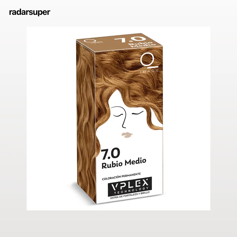 Tinte pelo permanente color rubio medio nº 7.0 Dia Imaqe 1 unidad
