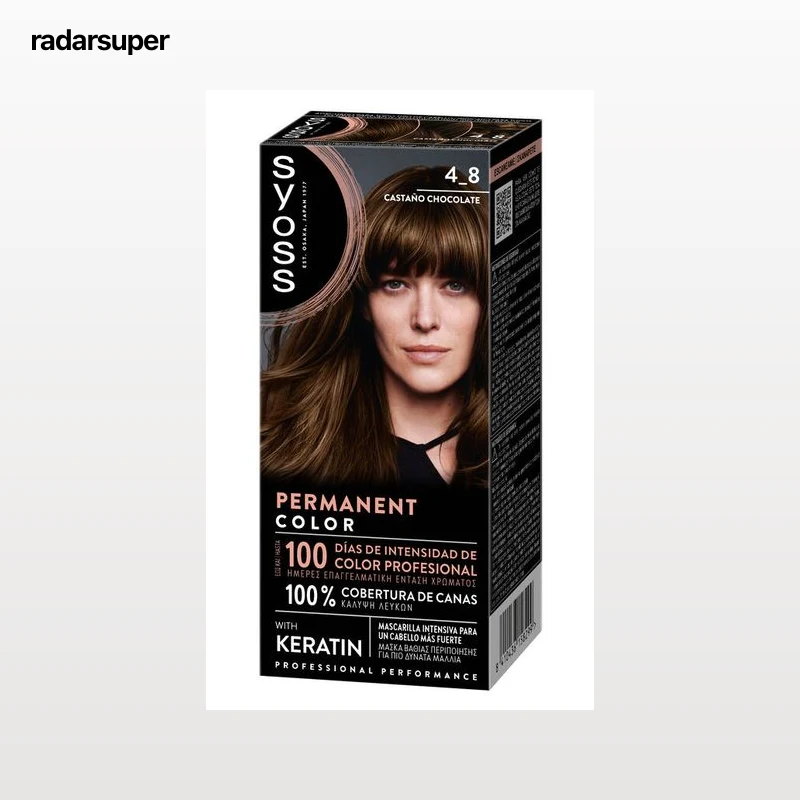 Tinte permanente Syoss nº4.8 castaño chocolate