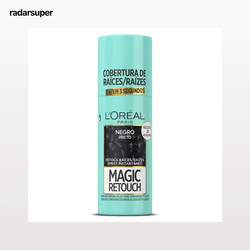 Tinte retoca raíces tono negro Magic retouch 75 ml
