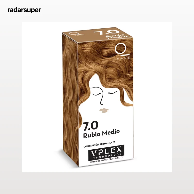 Tinte rubio medio N.º 7.0 VPlex Dia Imaqe 1 unidad