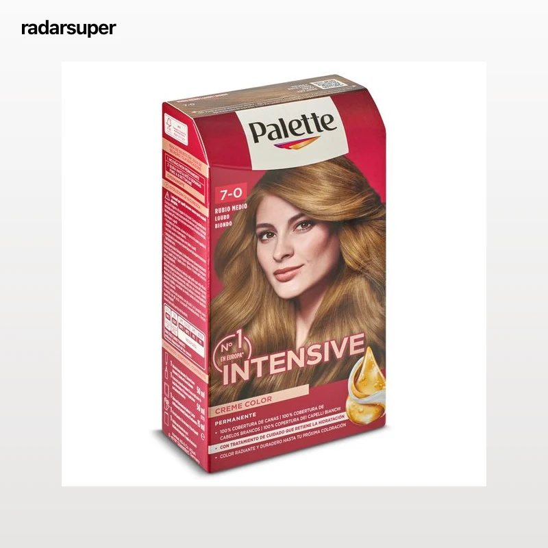 Tinte rubio medio nº7 Palette 1 unidad