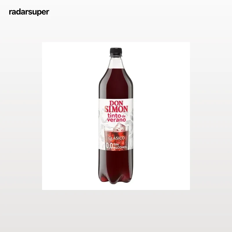 Tinto de verano clásico sin alcohol Don Simón botella 1,5 l.