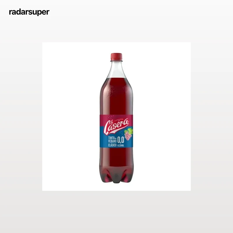 Tinto de verano clásico sin alcohol La Casera botella 1,5 l.