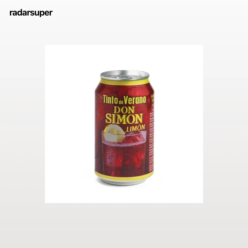 Tinto de verano limón Don Simón lata 33 cl.