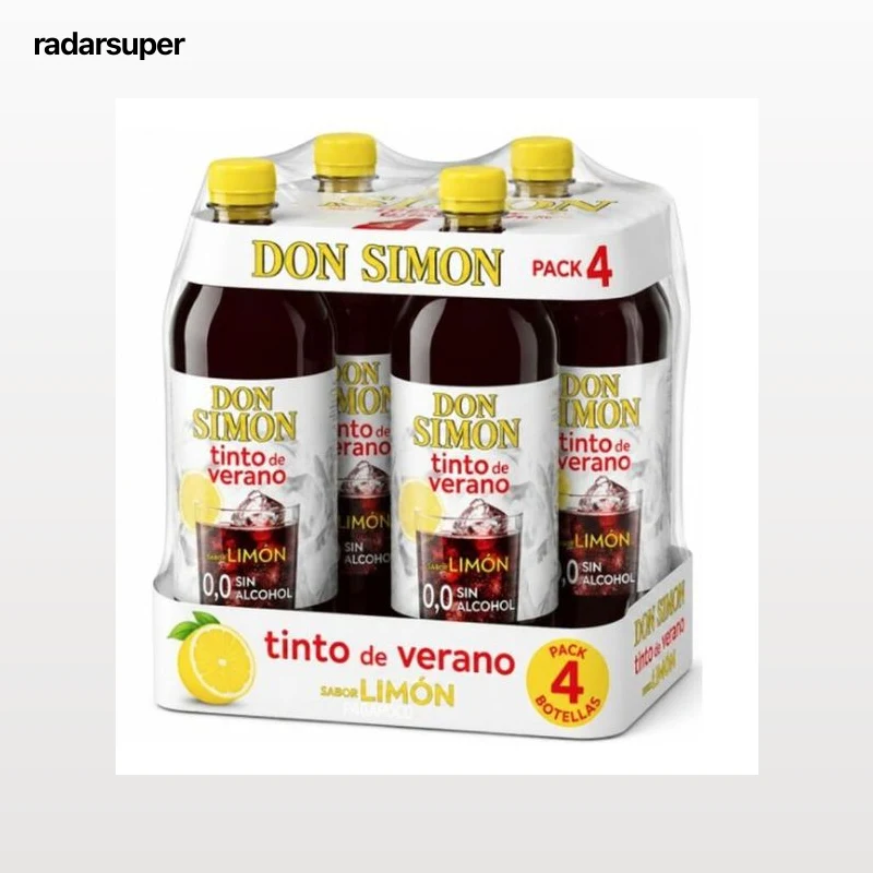Tinto verano 0,0% D.Simon 1,5L P4 Limón