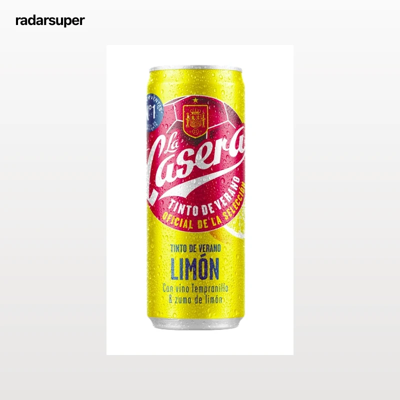 Tinto de verano La Casera 33cl lata limón