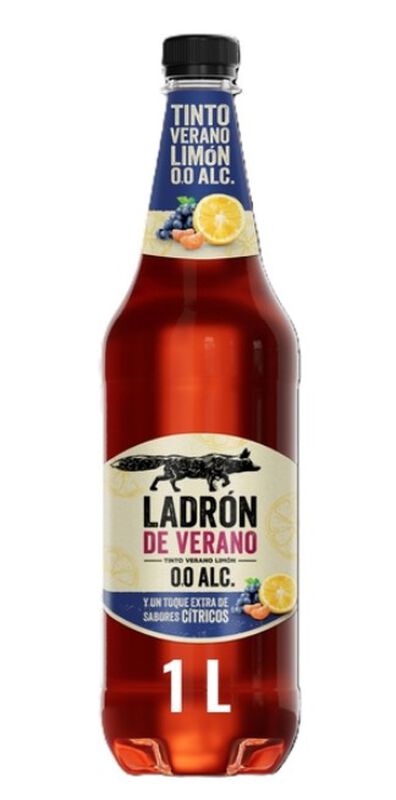 Tinto de verano limón 00 ladron de verano 1l cítricos