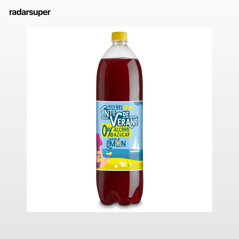Tinto de verano sin alcohol con limón Fiesta del Dia 1.5 L