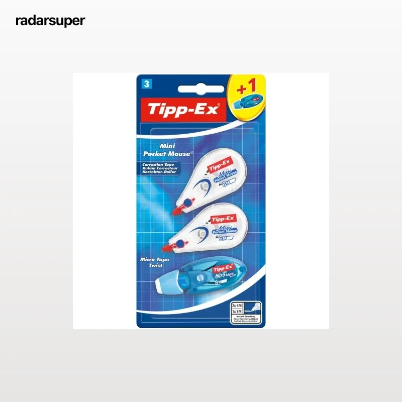 Tipp-Ex Mini Bic Pocket Mouse 2ud + Regalo 1 ud