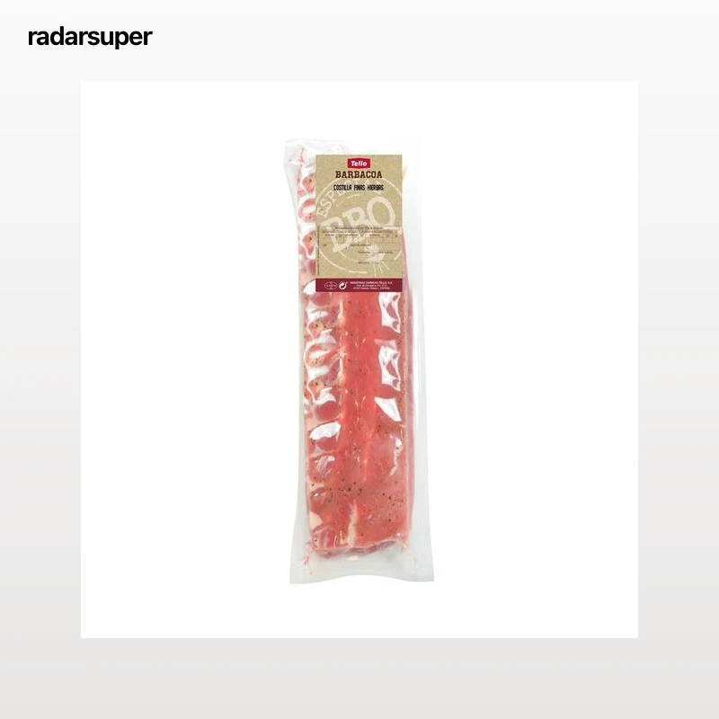 Tira de costilla adobada a las finas hierbas Tello 800gr aproximadamente