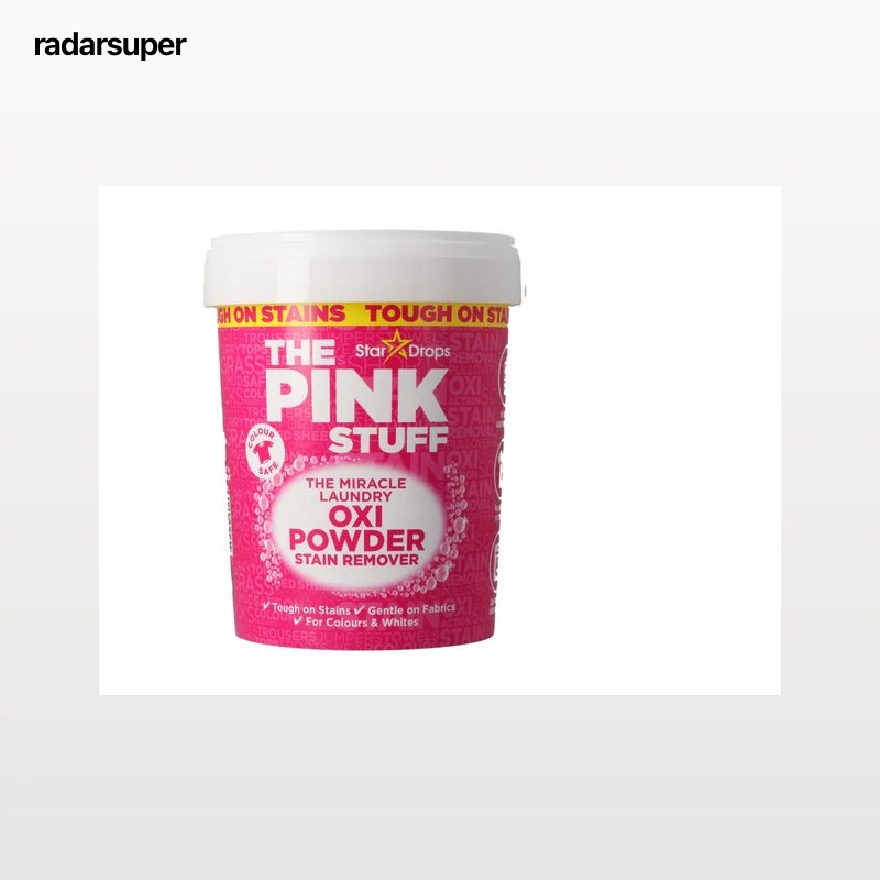 TIRA NÓDOAS PINK STUFF PÓ ROUPA COR 1 KG