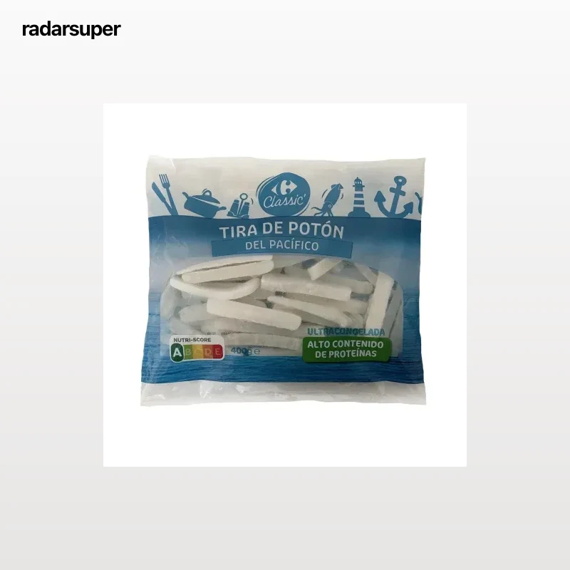Tiras de potón Carrefour 400 g.