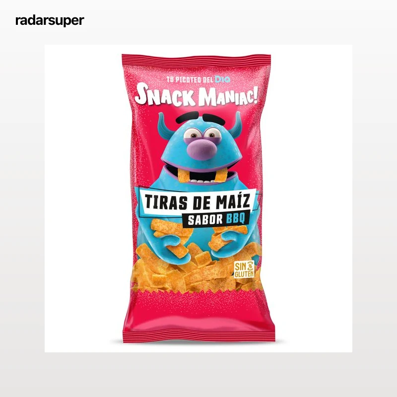 Tiras de maíz sabor barbacoa Dia Snack Maniac 150 g