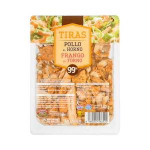 Tiras de pechuga pollo 99% al horno