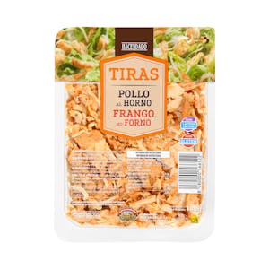 Tiras de pechuga pollo al horno