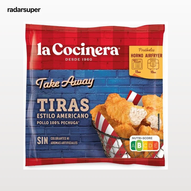 Tiras de pollo americano La Cocinera 360g
