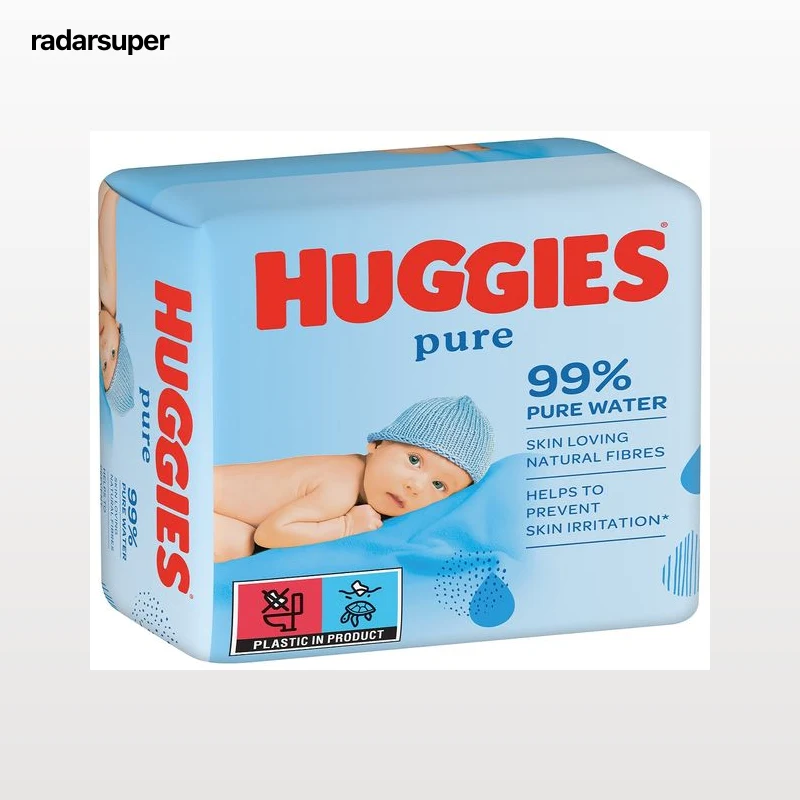 Toalhitas Huggies Pure 168UN
