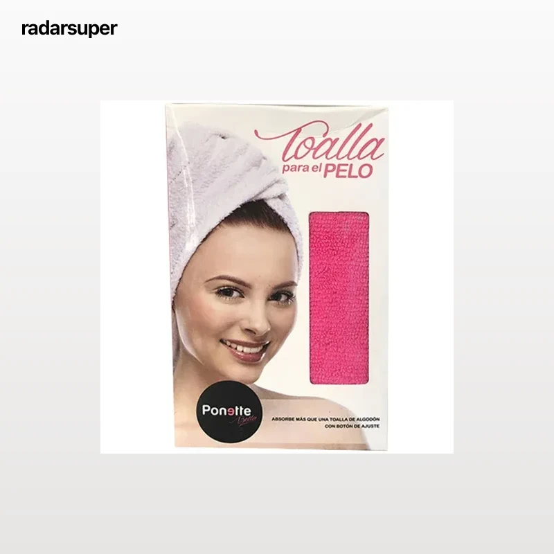 Toalla turbante seca pelo Ponette 1 ud.