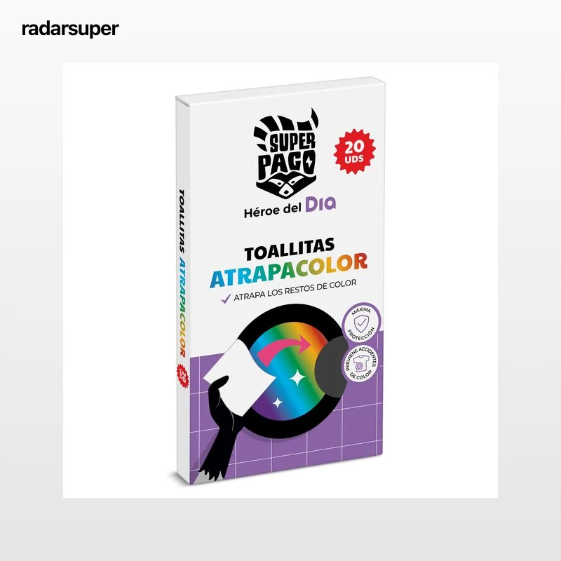 Toallitas atrapacolor Dia Super Paco 20 unidades