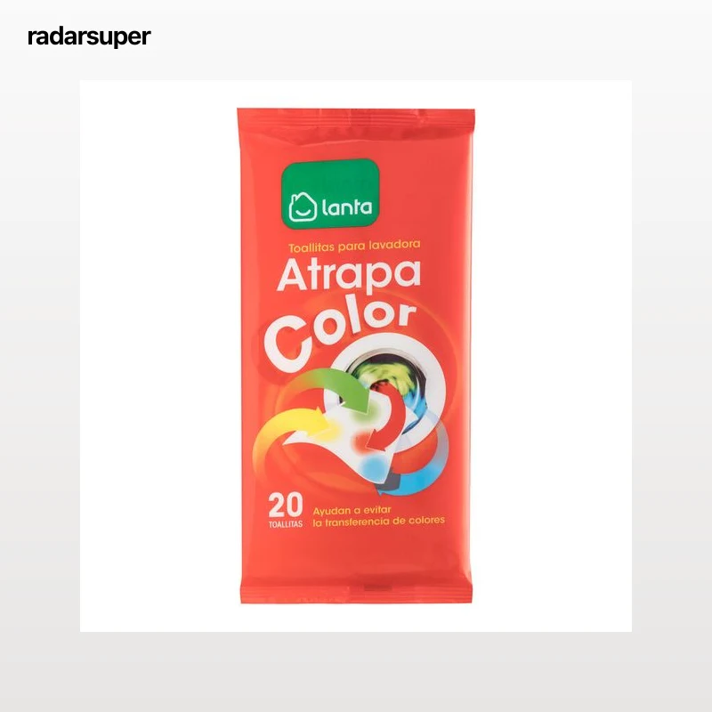 Toallitas atrapacolor Lanta 20 uds evita desteñidos accidentales