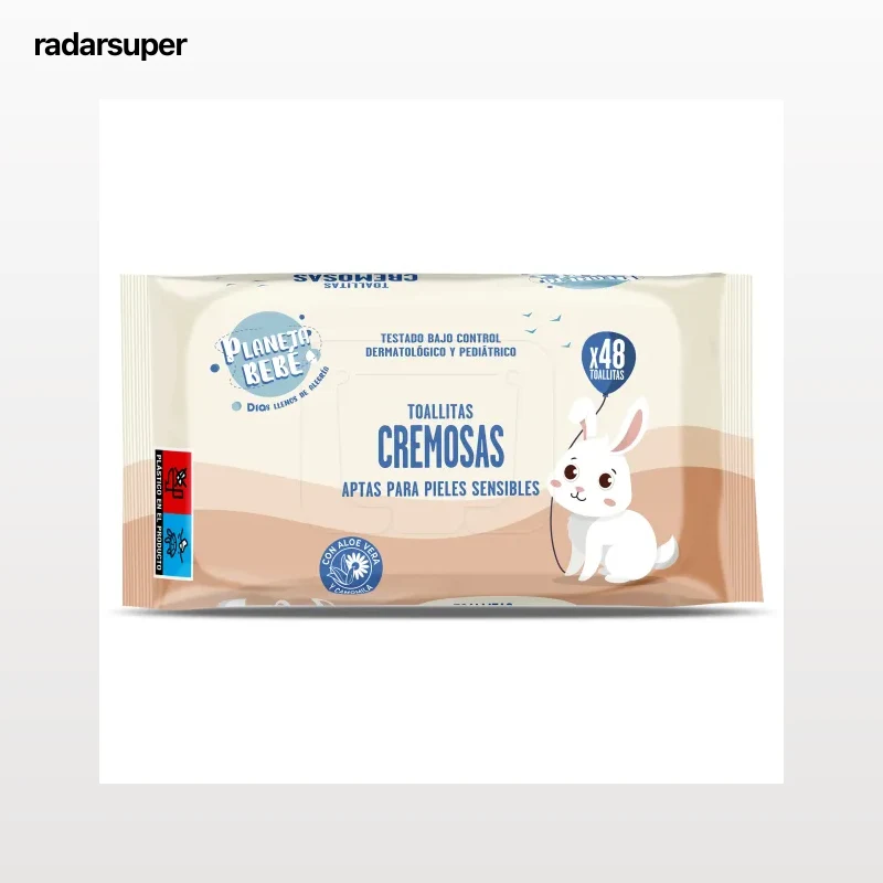 Toallitas para bebés cremosas Dia Planeta Bebé 48 unidades