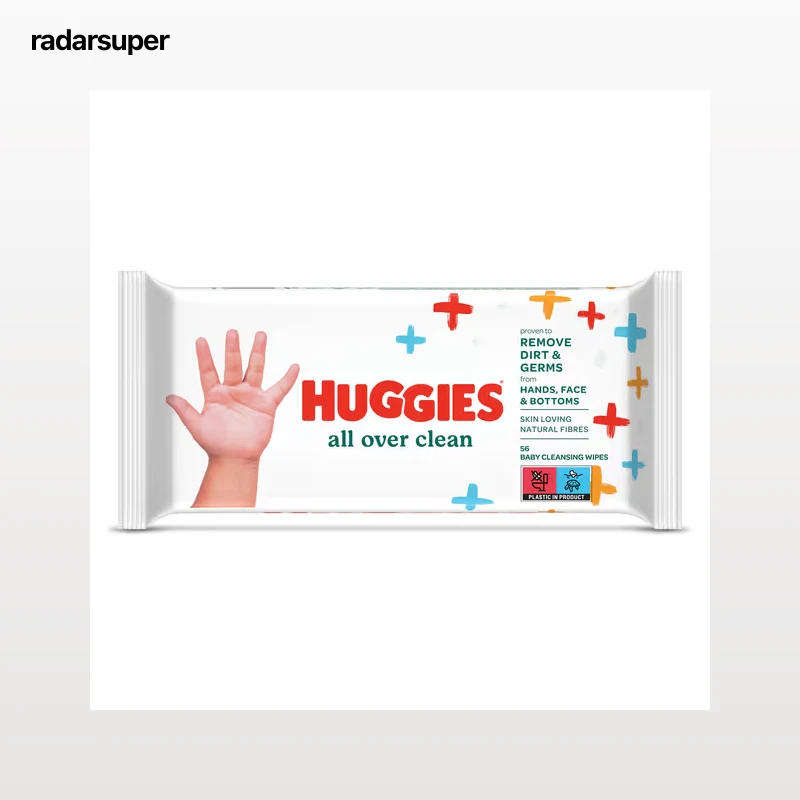 Toallitas para bebés de fibra natural Huggies All Over Clean 56 unidades
