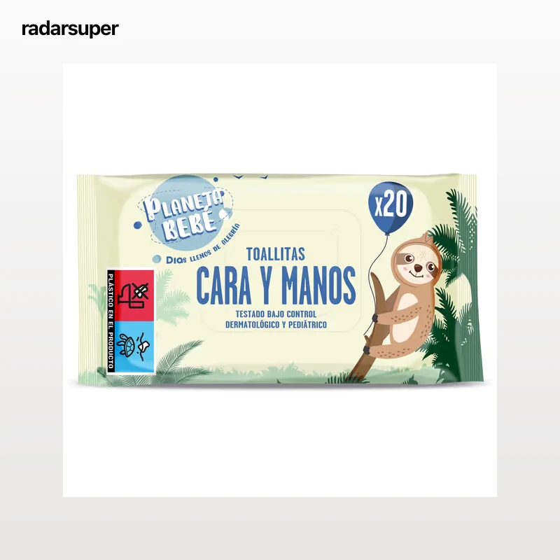 Toallitas para cara y manos Dia Planeta Bebé 20 unidades