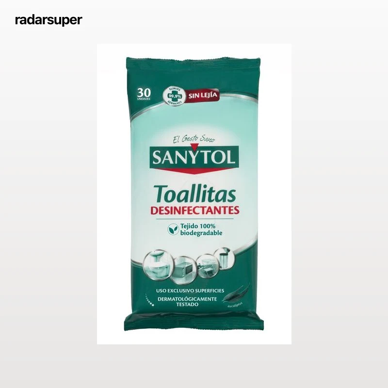 Toallitas desinfectantes Sanytol 30 uds