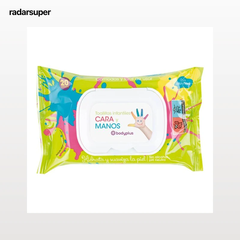 Toallitas infantiles Bodyplus 20u cara y manos