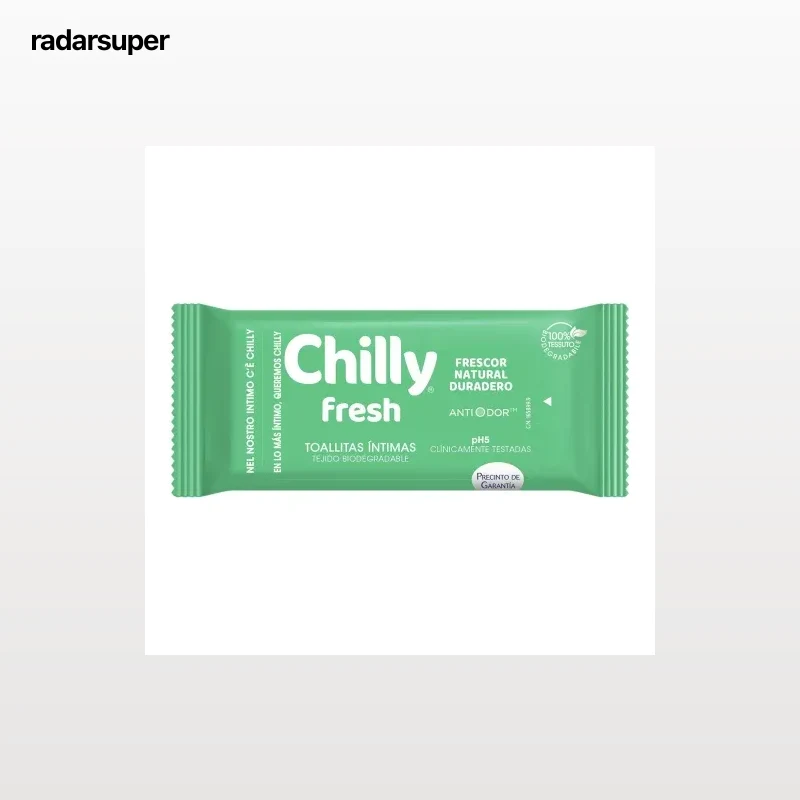 Toallitas íntimas fórmula fresca Chilly 12 ud.