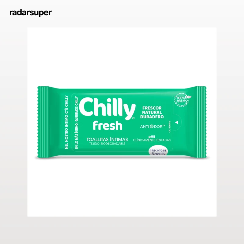 Toallitas íntimas fresh Chilly 12 unidades