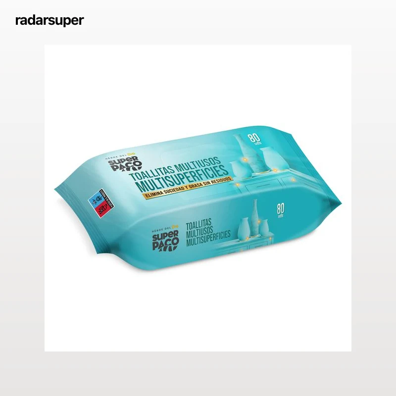 Toallitas limpiadoras multiusos Dia Super Paco 80 unidades