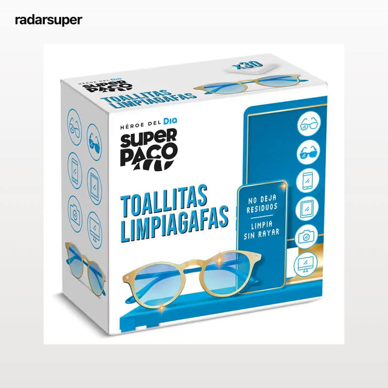 Toallitas limpiagafas Dia Super Paco 30 unidades
