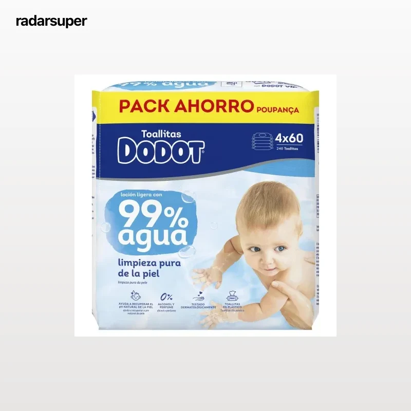 Toallitas para bebé Dodot 240 ud.