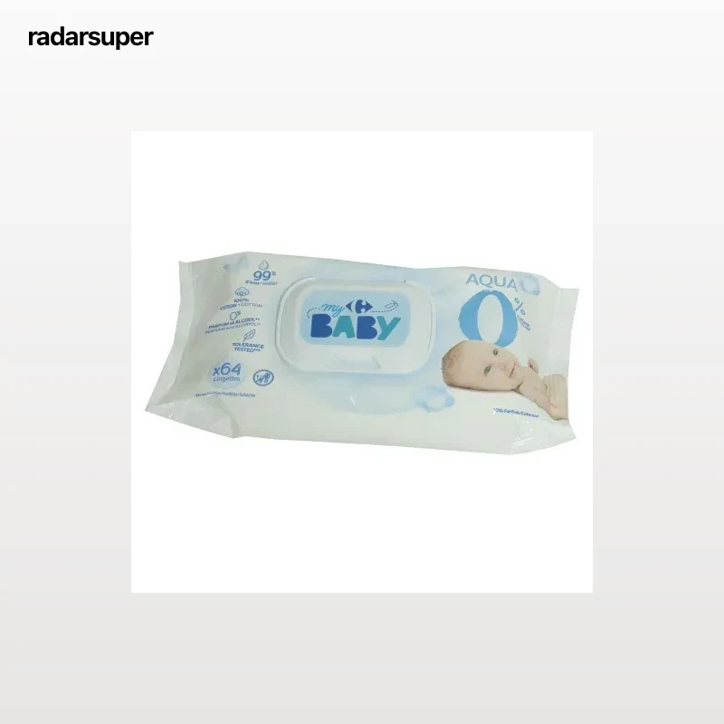 Toallitas para bebé sin perfume My Carrefour Baby 64 ud.