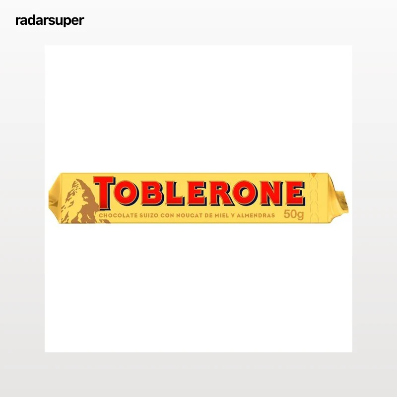 TOBLERONE Barrita de chocolate con miel y almendras 50 g.