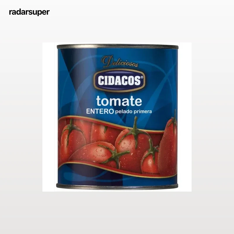 Tomate entero Cidacos 480 g.