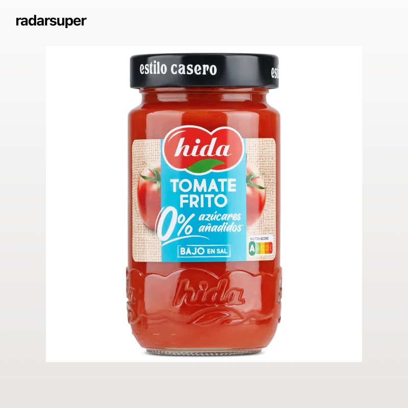 Tomate frito 0% azúcares añadidos Hida 350 g