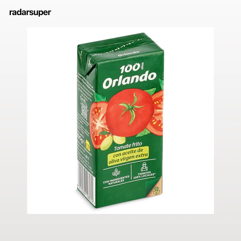 Tomate frito con aceite oliva Orlando 350 g