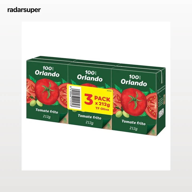 Tomate frito aceite oliva extra sin gluten Orlando p3